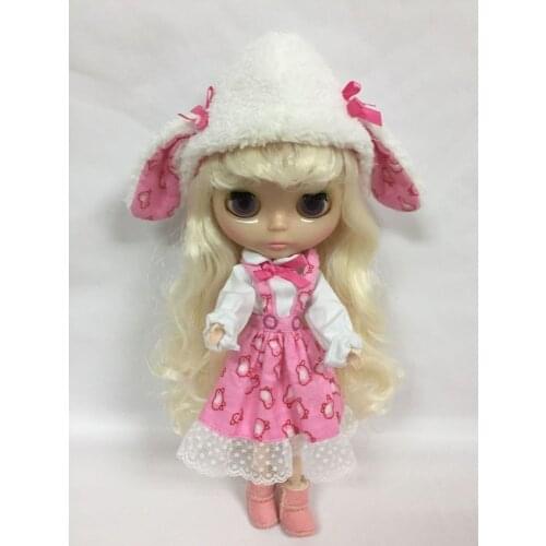 Nude blyth dolls suitable for girl plae yellow big eye doll Ksm 1K2J3H
