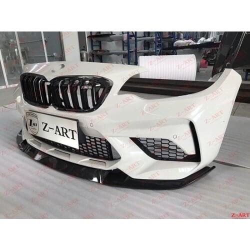 Z-ART carbon fiber front spoiler for BMW M2 competition carbon fiber front lip for F87 M2 CS 2015-2019 carbon front chin