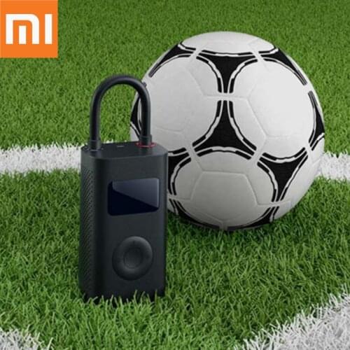 Original Xiaomi Mijia Portable Air Pump Compressor Tire Pressure Detection Digital Electric Inflator Pump For Bike Car football