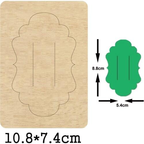 Bow Knot Headband Headdress Card Issuing Cutting Mold Wood Dies For Blade Rule Cutter For DIY Leather Cloth Paper Headwear Craft