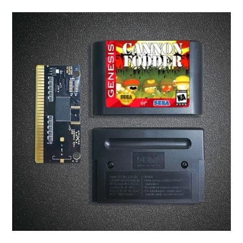 Cannon Fodder - 16 Bit MD Game Card for Sega Megadrive Genesis Video Game Console Cartridge
