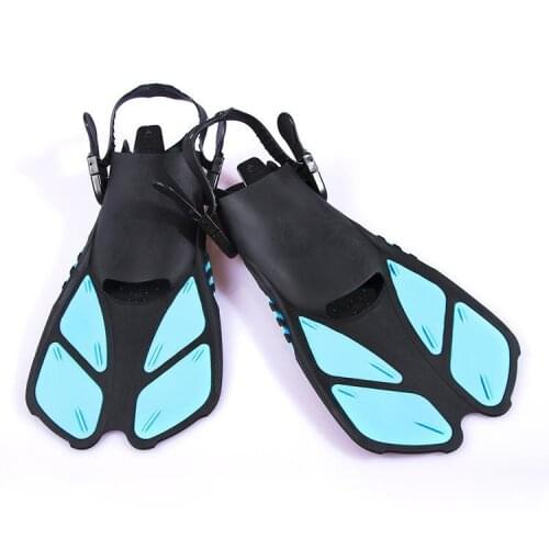 Adjustable Swimming Fins Adult Snorkel Foot Flippers Diving Fins Beginner Water Sports Equipment Portable Diving Flippers -10