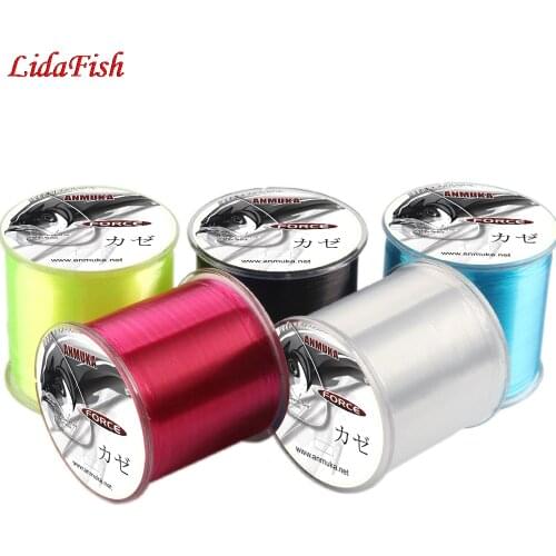 500M Super Strong Nylon Fishing Line Size 0.6 To 8.0 Japanese Durable Monofilament Material Fishline for Carp fishing