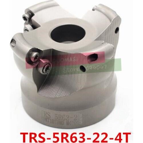 TRS 5R-63-22-4T Face End Milling Cutter Indexable Flat Roughing Cutting ,CNC Milling Cutter