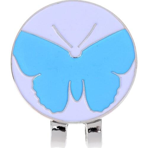 Golf Hat Clip With Detachable Magnetic Golf Ball Marker Alloy Cap Clip