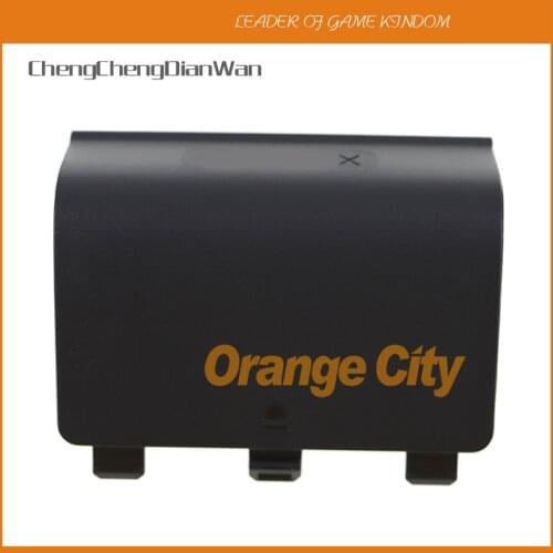 5PCS Replacement For xbox one Battery Cover controller door cover battery cover case with logo For Microsoft Xbox One gamepad