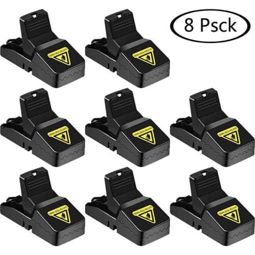 8 Pieces/Sets Of High-Sensitivity Mousetraps Reusable Alloy Mousetraps Suitable For Home Restaurant And Office Mousetrap Tools