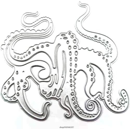 FreeShip Octopus Metal Cutting Dies Stencil DIY Scrapbooking Album Paper Card Template Mold Embossing Decoration au10 wholesales