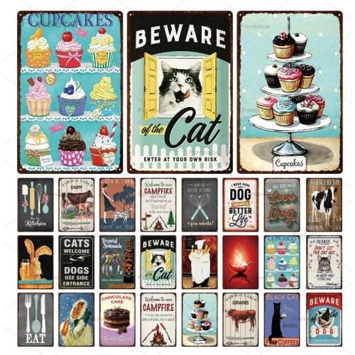 Welcome To Farm Campfire Be Awere Of Dogs Farm Warning Retro Tin Signs Plates Metal Plaque For Farm Yard Home Wall Art Picture