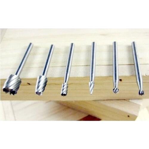 Routing Router Grinding Bits File Set Milling Cutter Shank For Engraving Wood Rotary Tool Electric Fittings Alloy Steel High