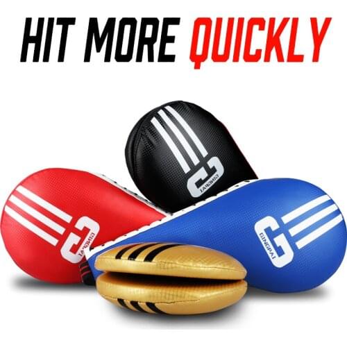 Good quality double target mitt Taekwondo pads kick Boxing target karate MMA professional training gear sticke punch hand pad