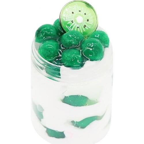 50% Hot Sale 60/120ml Kids Slime Toy Fruit Ice Cream Slime Mud Clay Craft Stress Reliever Sludge Kids Toy Soft