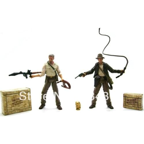 Indiana Kingdom of the Crystal Skull Raiders of the Lost Ark 3.75 Loose Action Figure Set Figurine Toy Doll