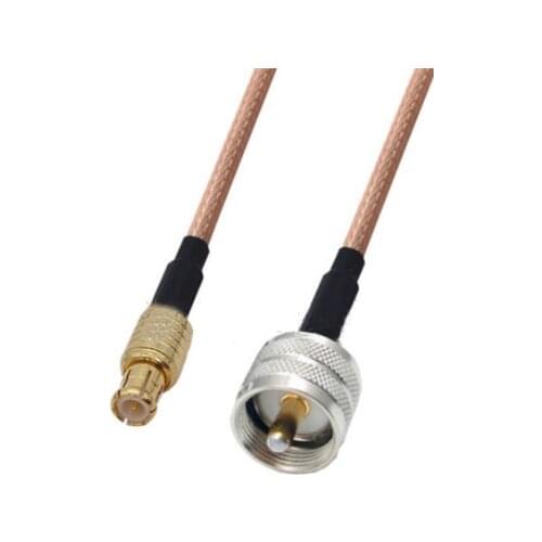 MCX Male to UHF PL259 Male RF Pigtail Jumper RG316 Cable