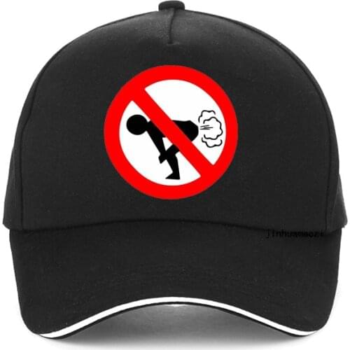 New Fashion Men Baseball cap Summer women Adjustable Snapback hat Funny No Fart Men hip hop caps