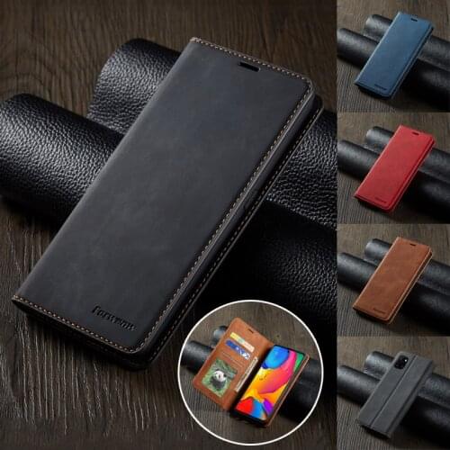 Leather Phone Case For Samsung A81 A91 A11 A51 Vintage Holder Holster Bag Shockproof Cover For Galaxy A71 A01 A21 A31 A41