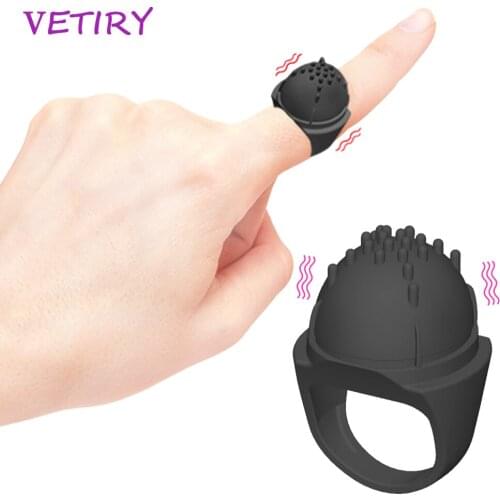 Mini Finger Vibrators Clitoris Stimulator Nipple Penis Massage Oral Licking G-Spot Vibrator Sex Toys for Women Masturbation