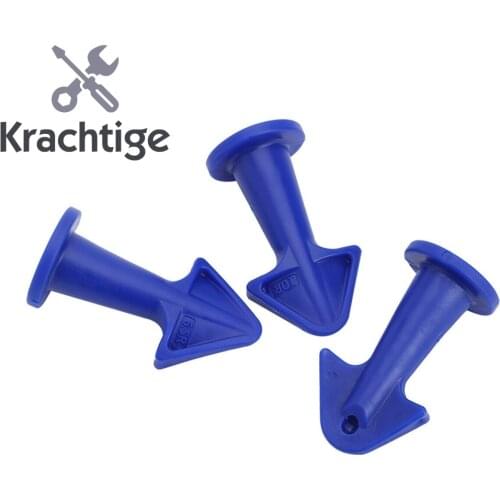 3Pcs Caulk Nozzle Applicator Silicone Caulking Tools Sealant Caulking Epoxy Piston Nozzle Accessories / Color Random