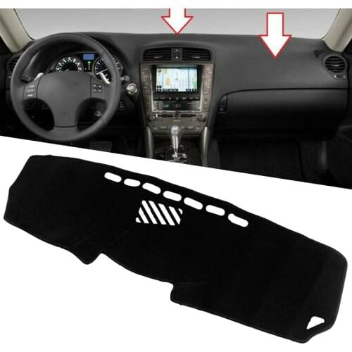 Non-slip Bottom Anti-sun Dashboard Cover Dash Mat Carpet Pad Cover LHD Fit For Lexus Is250 Is350 Isf Is250c 2009 2010