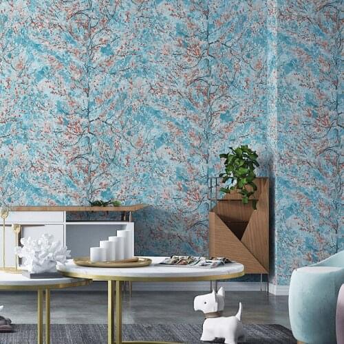 Noridc Wall Papers Home Decor Art Peach Tree Wallpaper Roll for Living Room Bedroom Background Walls Mural Papel Pintado