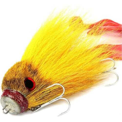 HOT 17cm Mouse Rat Shape Bait Freshwater Saltwater Fly Silicone Soft Fishing Lure Natural Deer Hair Mouse Lure with Double Hooks
