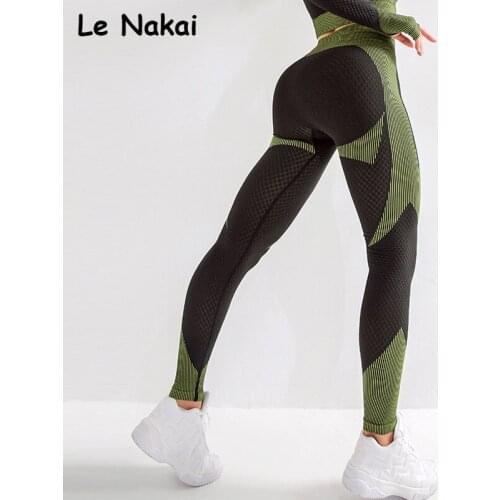 High waist yoga pants for women fitness seamless leggings workout gym legging athletic sport legging jogging trousers