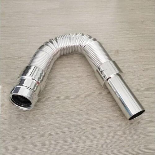 Barthroom heat sensitive plastics sink drain hoses, Plastics deodorizing sewer pipe, kitchen basin drain pipe, Free shipping