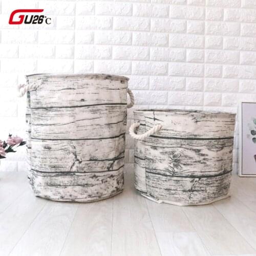 Fabric Art Northern Europe Wind Waterproof Foldable Arrangement Dirty Clothes Basket Laundry Basket Accept Basket