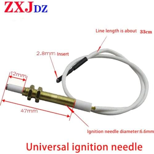 Universal ignition needle Gas stove ignition needle Built-in gas cooker with line ignition pin, gas stove and lighter universal