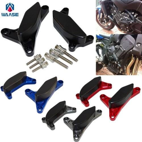 Waase Engine Stator Timing Cover Guards Crash Pad Sliders Protector For YAMAHA Fazer FZ1 FZ 1 FZ-1 N/S FZ1N FZ1S RN16 2006-2020