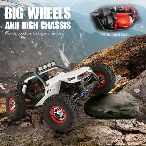 WLtoys XK 12429 1:12 RC Car Crawler 40km/h 4WD 2.4G Electric Car with Head Lights High Performance RC Off-Road Car Gift for Kids