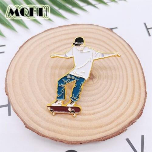 Creative Fun Film and Television Characters Enamel Pins Drawing Board Play Cool Modeling Alloy Brooch Badge Woman Jewelry Gift