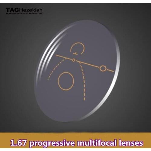1.67 progressive multifocal lenses ultra-thin thin prescription lenses transparent 2 lenses