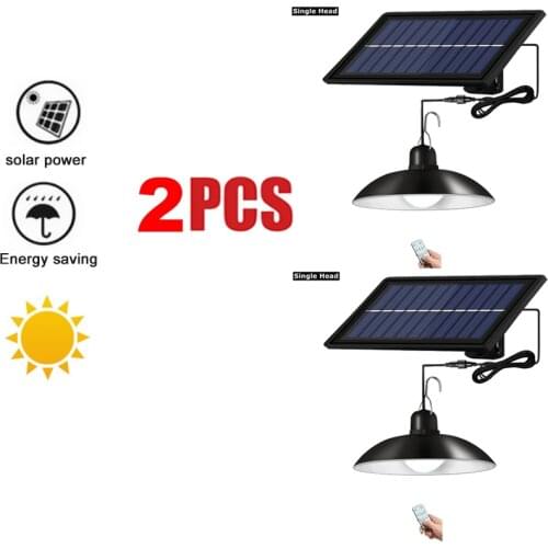 2pcs Retro Lampshade Waterproof Solar Pendant Light Outdoor Indoor Solar Lamp Cable Suitable for courtyard garden Camping Lamp 3