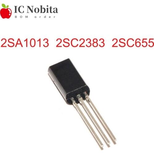 50PCS 2SA1013-Y 2SC2383-Y 2SC655-Y TO92 A1013 C2383 C655 TO-92 Audio Power Amplifier Chip IC New