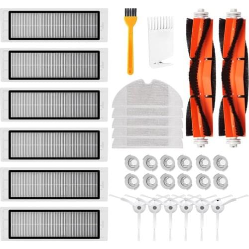 Side Brush Roll Brush Mop Colth HEPA Filter for Xiaomi 1S Robot Vacuum Cleaners Parts Accessorie for Roborock S50 S51 S55 S5 S6