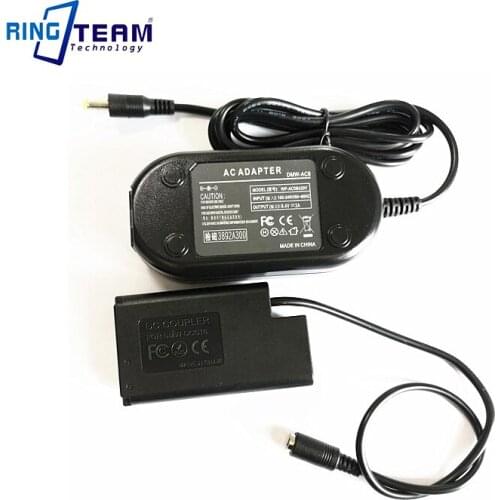DMW-AC8 AC Adapter Plus DCC16 DMW-BLJ31 Dummy Battery for Panasonic LUMIX S1 S1M S1R S1RM S1H Lumix S1 Series Digital Cameras
