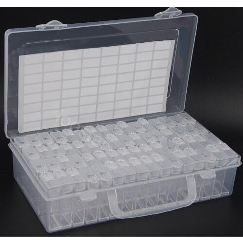 Diamond Painting Tools Accessories Storage Box Beads Container Diamond Embroidery Stone Mosaic Convenience Box