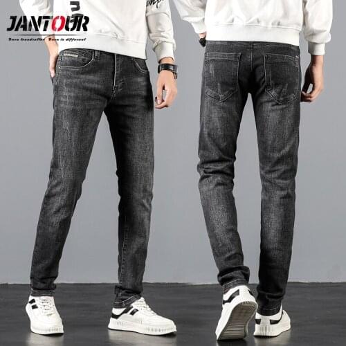 JANTOUR Mens Autumn Jeans