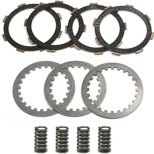 Clutch Kit For Honda CRF100 XR100 XR80 CRF80 Clutch Discs, Clutch Plates and Spring Set Plate Kit Friction Steel