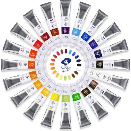 Paul Rubens 24 Hours Fast Drying Oil Paints in Tubes 50ML Oil Color Value for Money Pigment for Beginners&Artist Art Supplies
