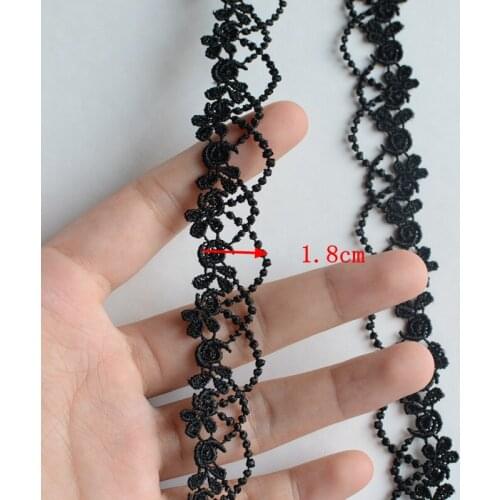 3y Garment accessories DIY polyester barcode embroidery lace ornaments clothing apparel Lolita accessories water-soluble lace