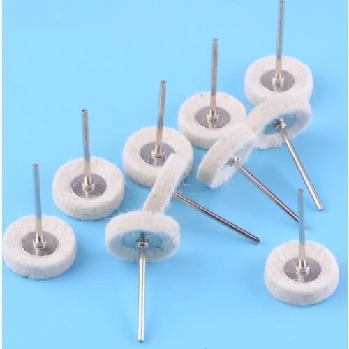 LETAOSK Dental Contra Angle Polishing Brush Wool Alumina Cotton Felt Pad Wheel Grinder Buffing Dremel Accessories Rotary Tool