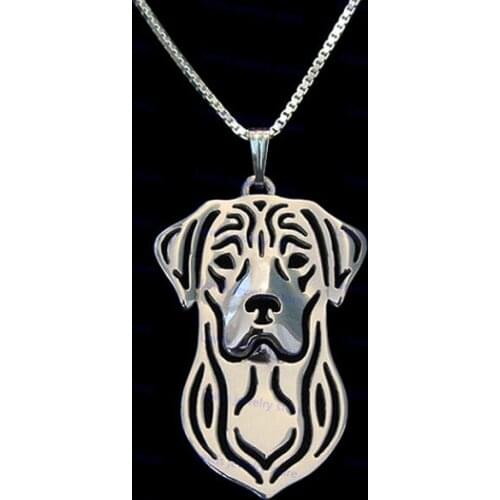 Cartoon Labrador Retriever necklace newest animal dog jewelry golden colors plated 12pcs/lot