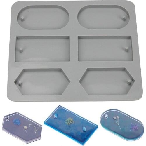 Good Toughness Durable 6 Cavities DIY Non-stick Chocolate Mould Silicone Soap Mold Versatile for Kitchen