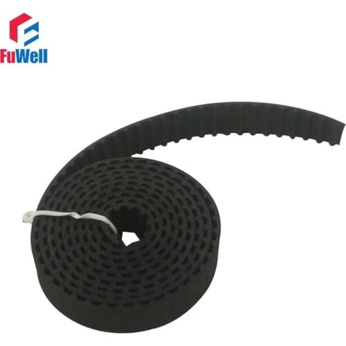 Black Rubber XL Type 10/15/20mm Width 5.08mm 1/2/3/4/5/6/7/8/9/10M Length Synchronous Opened Timing Belts CNC stepper Motor