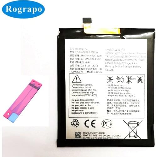 Full 2800mAh TLP027AC TLP027AJ Replacement Battery for Alcatel A5 LED 5085D 5085Y Idol 5 6085D PULSEMIX OT5085C Mobile Phone