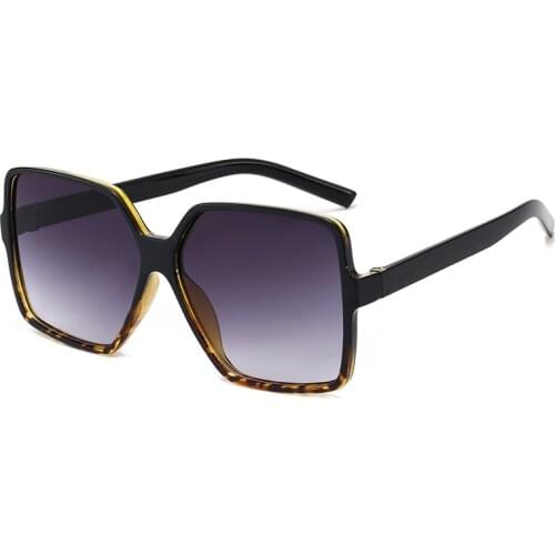 New Big Frame Square Sunglasses Fashion Trend All-match Womens Sunglasses Cross-border Hot Sale Sunglasses
