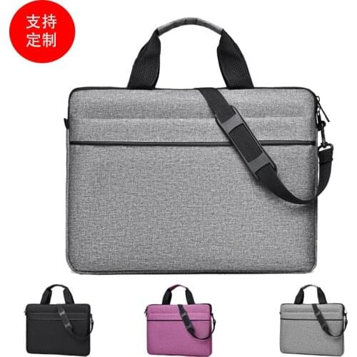 Qing Xi Computer Bag Notebook Hand B/L Shoulder Bag 14/15.6 Inches for Apple Huawei Glory Dell