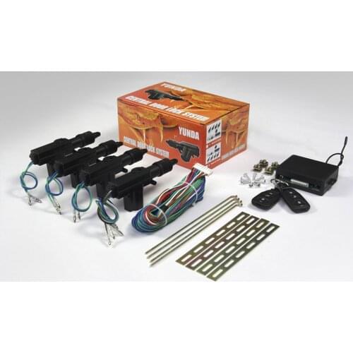 Universal Car Door Lock Keyless Entry System Remote Central Control Locking Kit with Trunk Release Button